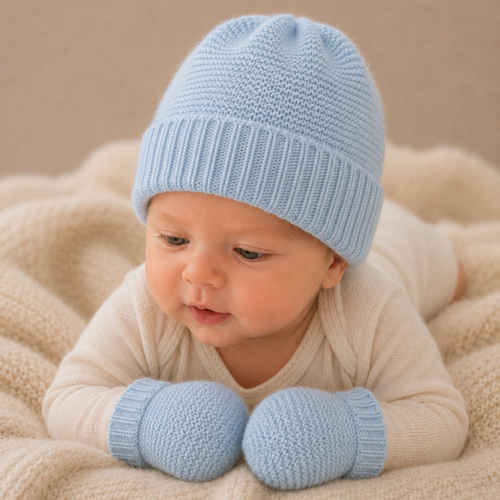 BABY MITTENS- BABY BLUE